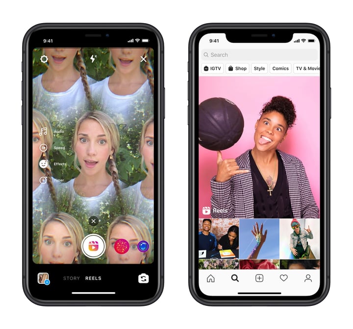 Screenshot: Instagram Reels